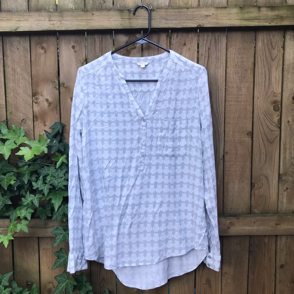 Cute Owl Printed Top